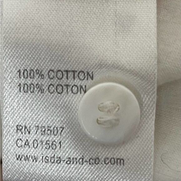 ISDA & CO Soft Cotton Dress, Topper, Resort, Beach, Vacation, Minimalist S - Picture 7 of 7